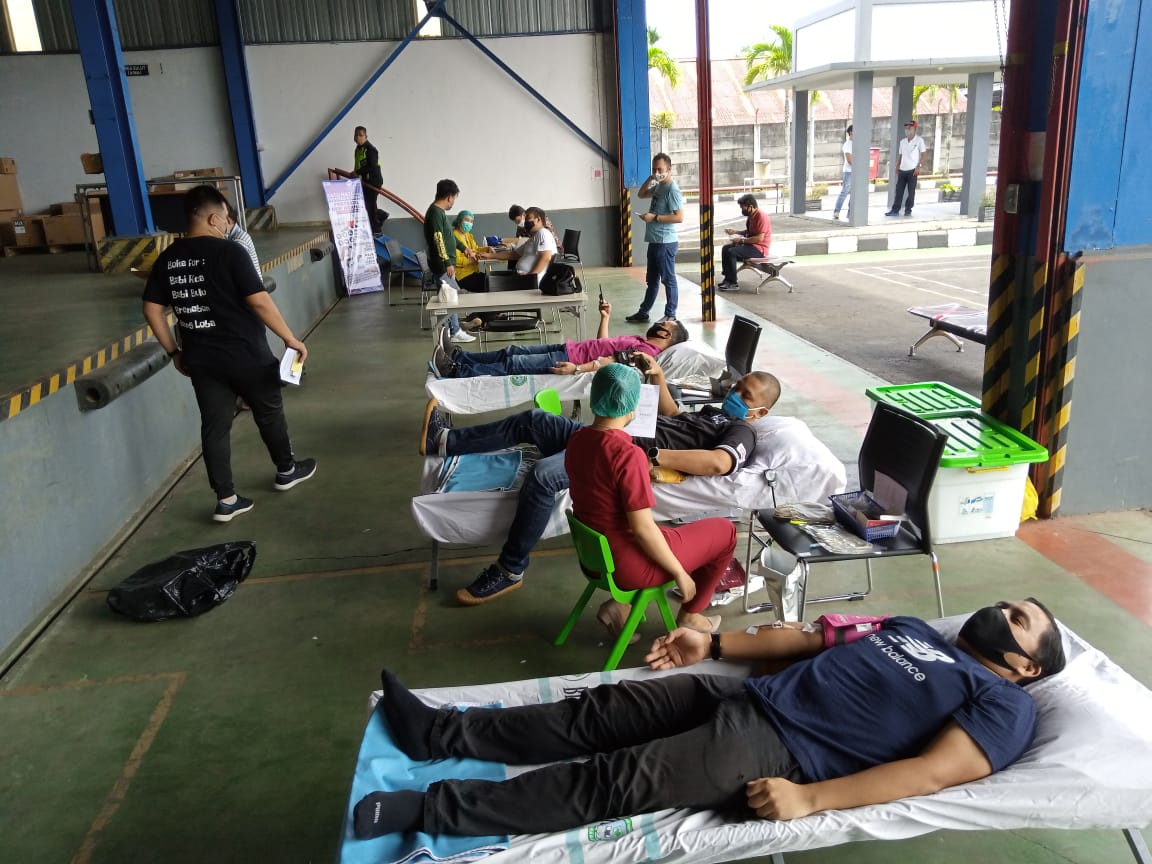 Aksi Donor Darah, DAW Sumbangkan 31 Kantong Darah